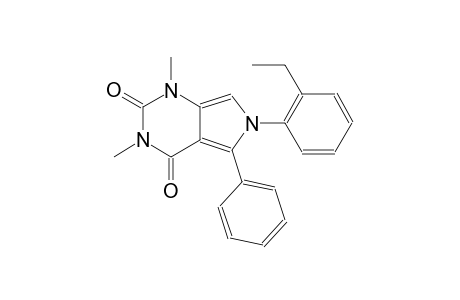 6-(2-ethylphenyl)-1,3-dimethyl-5-phenyl-1H-pyrrolo[3,4-d]pyrimidine-2,4(3H,6H)-dione