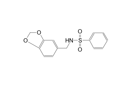 N-(1,3-benzodioxol-5-ylmethyl)benzenesulfonamide