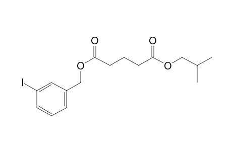 Glutaric acid, 3-iodobenzyl isobutyl ester