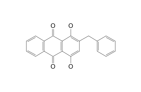 9,10-Anthracenedione, 1,4-dihydroxy-2-(phenylmethyl)-