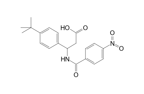 3-(4-Tert-butylphenyl)-3-[(4-nitrobenzoyl)amino]propanoic acid