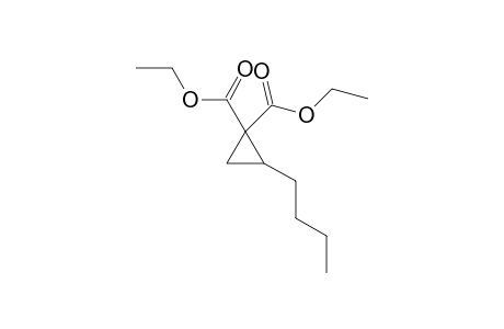 2-Butyl-1,1-cyclopropanedicarboxylic acid, diethyl ester