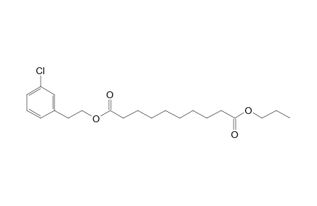 Sebacic acid, 3-chlorophenethyl propyl ester