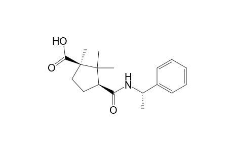 (1R,3S)-1,2,2-trimethyl-3-[oxo-[[(1S)-1-phenylethyl]amino]methyl]-1-cyclopentanecarboxylic acid