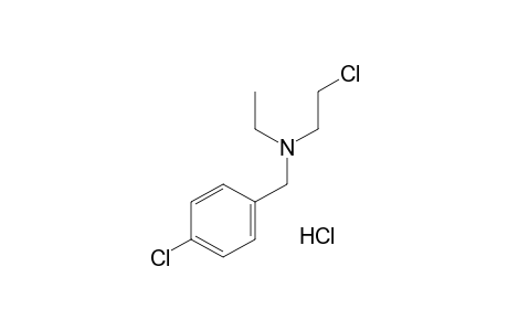 p-chloro-N-(2-chloroethyl)-N-ethylbenzylamine, hydrochloride