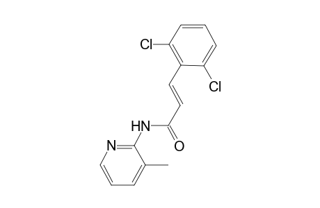 (2E)-3-(2,6-dichlorophenyl)-N-(3-methyl-2-pyridinyl)-2-propenamide