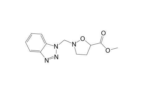 2-(Benzotriazol-1-yl-methyl)-isoxazolidine-5-carboxylic acid, methyl ester