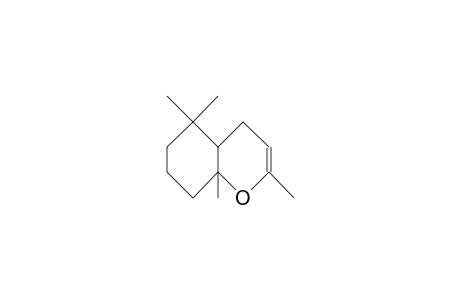2,5,5,8a-Tetramethyl-trans-4a,5,6,7,8,8a-hexahydro-4H-1-benzopyran