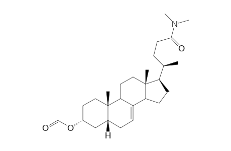 24-oxo-25-aza-5.beta.,-cholest-7-en-3.alpha.-yl formate