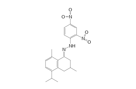 3,4-dihydro-3,8-dimethyl-5-isopropyl-1(2H)-naphthalenone, 2,4-dinitrophenylhydrazone