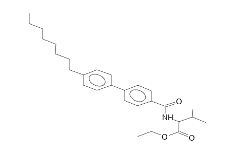 Ethyl 2[4-(4-octylphenyl)benzamido]-3-methylbutanoate(