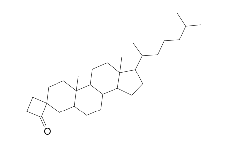 Spiro[cholestane-3,1'-cyclobutan]-2'-one, (3.beta.)-