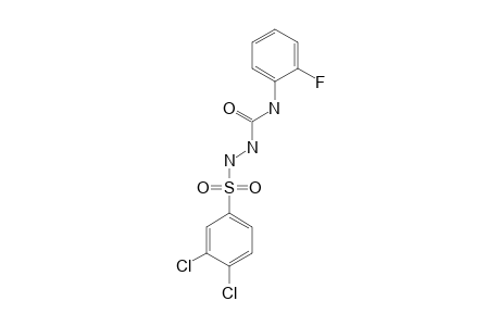 1-[(3,4-dichlorophenyl)sulfonyl]-4-(o-fluorophenyl)semicarbazide