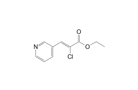 (Z)-2-chloro-3-(3-pyridinyl)-2-propenoic acid ethyl ester