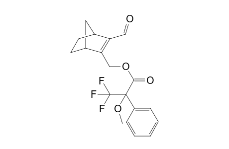 3-[(.alpha.-Methoxy-.alpha.-phenyl-.alpha.-(trifluoromethyl)acetoxy)methyl]-2-bicyclo[2.2.1]heptene-2-carbaldehyde