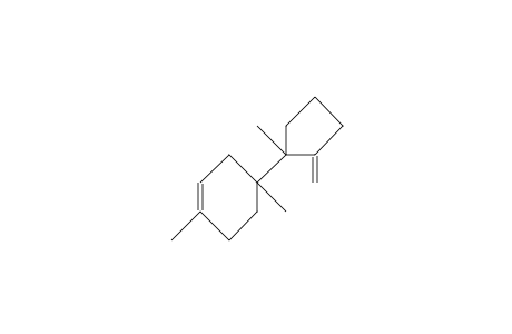 1,4-Dimethyl-4-(1-methyl-2-methylene-cyclopentyl)cyclohexene