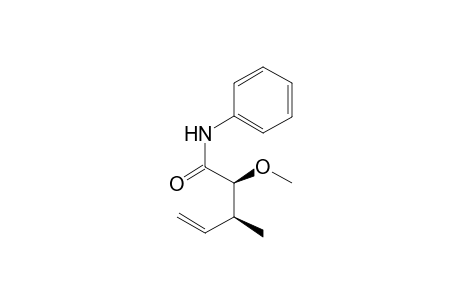 anti-N-Phenyl-2-methoxy-3-methyl-4-pentenamide