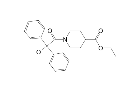 1-(2-Hydroxy-2,2-diphenyl-acetyl)-piperidine-4-carboxylic acid ethyl ester