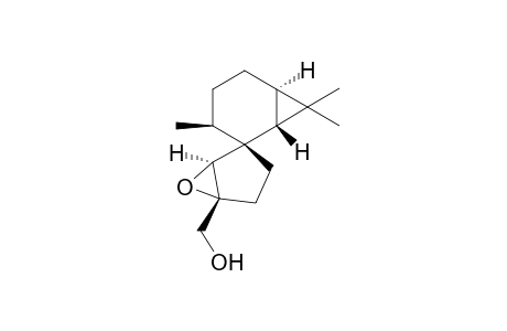 Spiro[bicyclo[4.1.0]heptane-2,2'-[6]oxabicyclo[3.1.0]hexane]-5'-metha nol, 3,7,7-trimethyl-, [1R-[1.alpha.,2.beta.(1'R*,5'R*),3.beta.,6.alpha.]]-