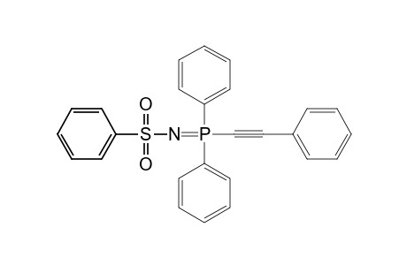 N-[diphenyl(phenylethynyl)phosphoranylidene]benzenesulfonamide