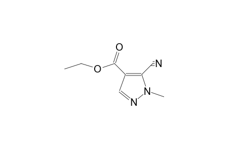 5-cyano-1-methyl-pyrazole-4-carboxylic acid ethyl ester