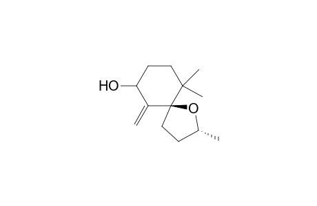 1-Oxaspiro[4.5]decan-7-ol, 2,10,10-trimethyl-6-methylene-, [2.alpha.,5.beta.(R*)]-(.+-.)-