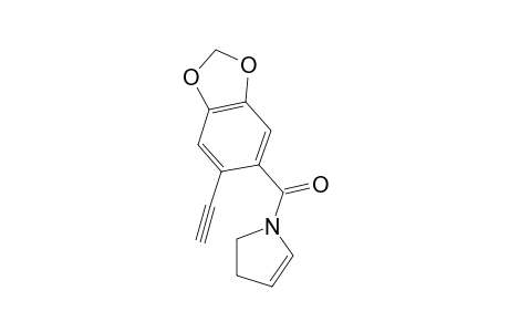 (6-ethynyl-1,3-benzodioxol-5-yl)-(2-pyrrolin-1-yl)methanone