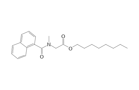 Sarcosine, N-(1-naphthoyl)-, octyl ester