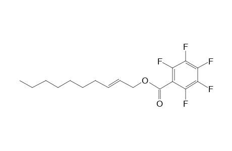 (E)-dec-2-en-1-yl 2,3,4,5,6-Pentafluorobenzoate