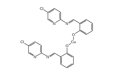 BIS{o-[N-(5-CHLORO-2-PYRIDYL)FORMIMIDOYL]PHENOLATO}COPPER