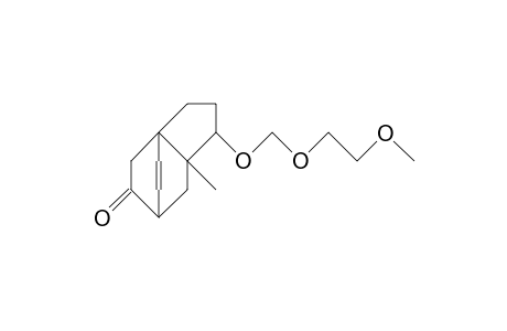 4-(2-Methoxy-ethoxymethoxy)-5-methyl-tricyclo(5.2.0.0/1,5/)undec-8-en-10-one