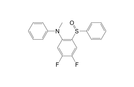 4,5-Difluoro-N-methyl-N-phenyl-2-(phenylsulfinyl)aniline