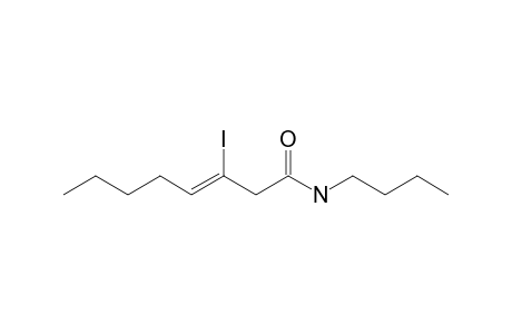 N-n-butyl-3-iodo-3-octenamide