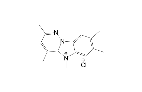 2,4,5,7,8-PENTAMETHYL-PYRIDAZINO-[1,6-A]-BENZIMIDAZOLIUM-CHLORIDE