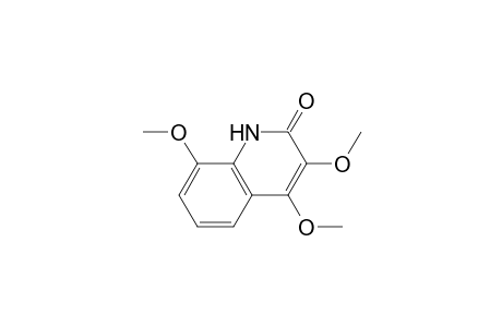 3,4,8-TRIMETHOXY-2-QUINOLONE