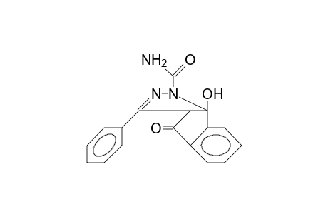 1-Carbamoyl-3-phenyl-3a,8b-dihydro-8b-hydroxy-indeno-[1,2-C]-pyrazol-4-one