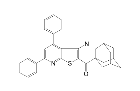 2-(1-Adamantylcarbonyl)-3-amino-4,6-diphenylthieno[2,3-b]pyridine