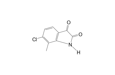 6-chloro-7-methylindole-2,3-dione
