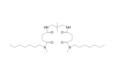 N-Heptyl-N'-(3-[3-(heptyl-methyl-carbamoyl)-propionylamino]-2,2-dimethyl-propyl)-N-methyl-succinamide