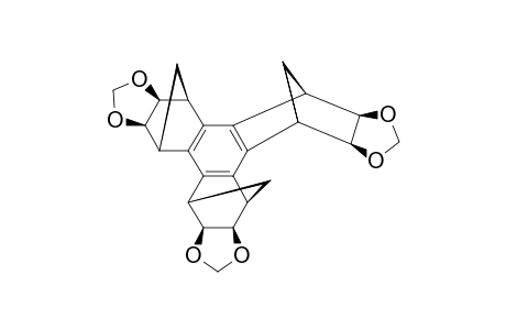 SYN-2,3,6,7,10,11-TRIMETHYLIDENEDIOXY-1,4:5,8:9,12-TRIMETHANOTRIPHENYLENE