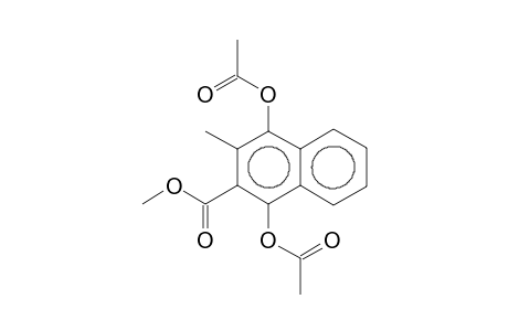 1,4-Diacetoxy-3-methylnaphthalene-2-carboxylic acid, methyl ester