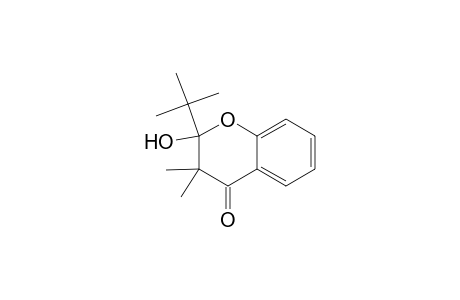 2-Tert-Butyl-2-hydroxy-3,3-dimethylchroman-4-one