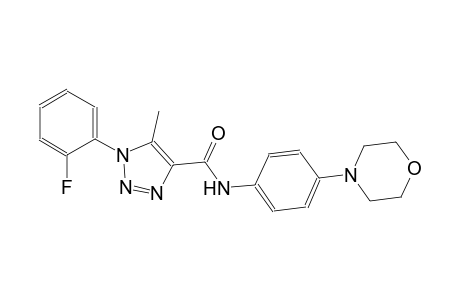 1H-1,2,3-triazole-4-carboxamide, 1-(2-fluorophenyl)-5-methyl-N-[4-(4-morpholinyl)phenyl]-