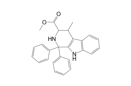 4-Methyl-1,1-diphenyl-2,3,4,9-tetrahydro-$b-carboline-3-carboxylic acid methyl ester