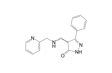 3-phenyl-4-{{[(2-pyridyl)methyl]amino}methylene}-2-pyrazolin-5-one