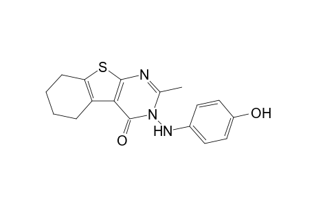 6,7,8,9-Tetrahydro-2-(4-hydroxyanilino)-3-methylbenzo[4,5]thieno[3,2-e]pyrimidin-1(2H)-one