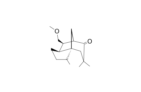 2,9,9-TRIMETHYL-6-METHOXYMETHYL-TRICYCLO-[5.3.1.0(1,5)]-UNDECAN-8-ONE;MAJOR-EPIMER