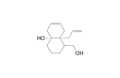 8a.beta.-Allyl-1,3,4,5,8,8a-hexahydro-4.beta.-(hydroxymethyl)naphthalene-4a.beta.-(2H)-ol