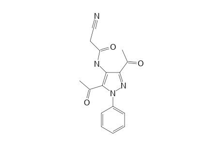 2-CYANO-N-(3,5-DIACETYL-1-PHENYL-1H-PYRAZOL-4-YL)-ACETAMIDE
