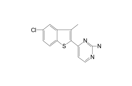 2-amino-4-(5-chloro-3-methylbenzo[b]thien-2-yl)pyrimidine